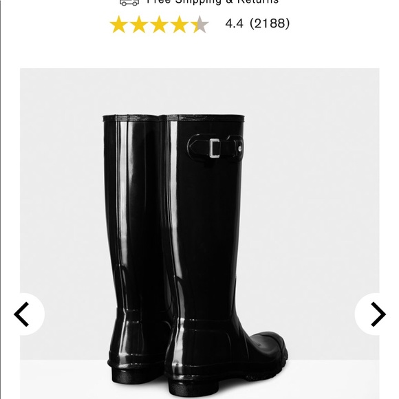 ✨Tall gloss hunter rain boots! Brand new✨ - Picture 3 of 12
